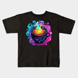 Witches Brew Cauldron Kids T-Shirt